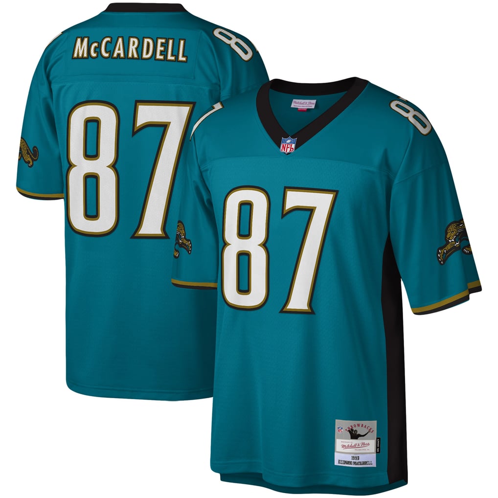 Men's Jacksonville Jaguars Keenan McCardell Mitchell & Ness Teal Legacy Replica Jersey - Image 1