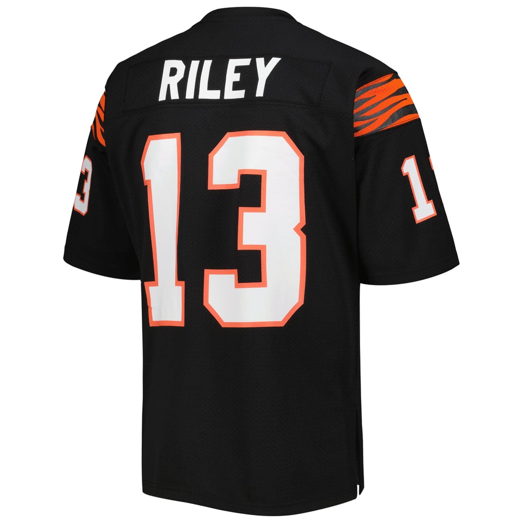 Men's Cincinnati Bengals 1981 Ken Riley Mitchell & Ness Black Authentic Throwback Retired Player Jersey - Image 4