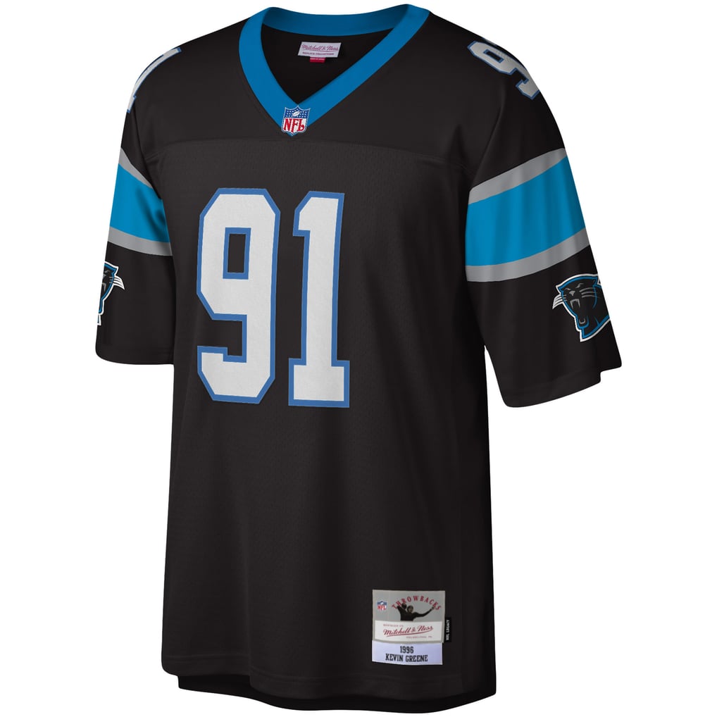Men's Carolina Panthers Kevin Greene Mitchell & Ness Black Legacy Replica Jersey - Image 3