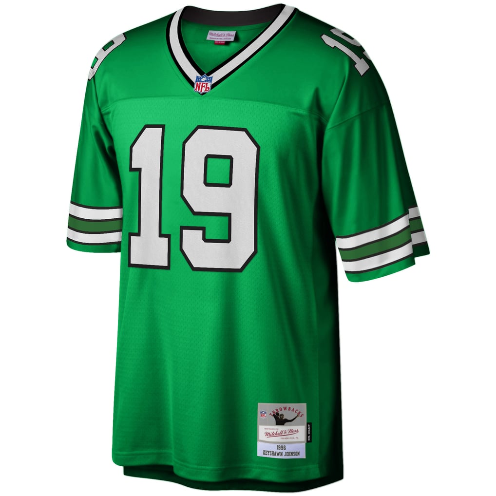 Men's New York Jets Keyshawn Johnson Mitchell & Ness Kelly Green Legacy Replica Jersey - Image 3