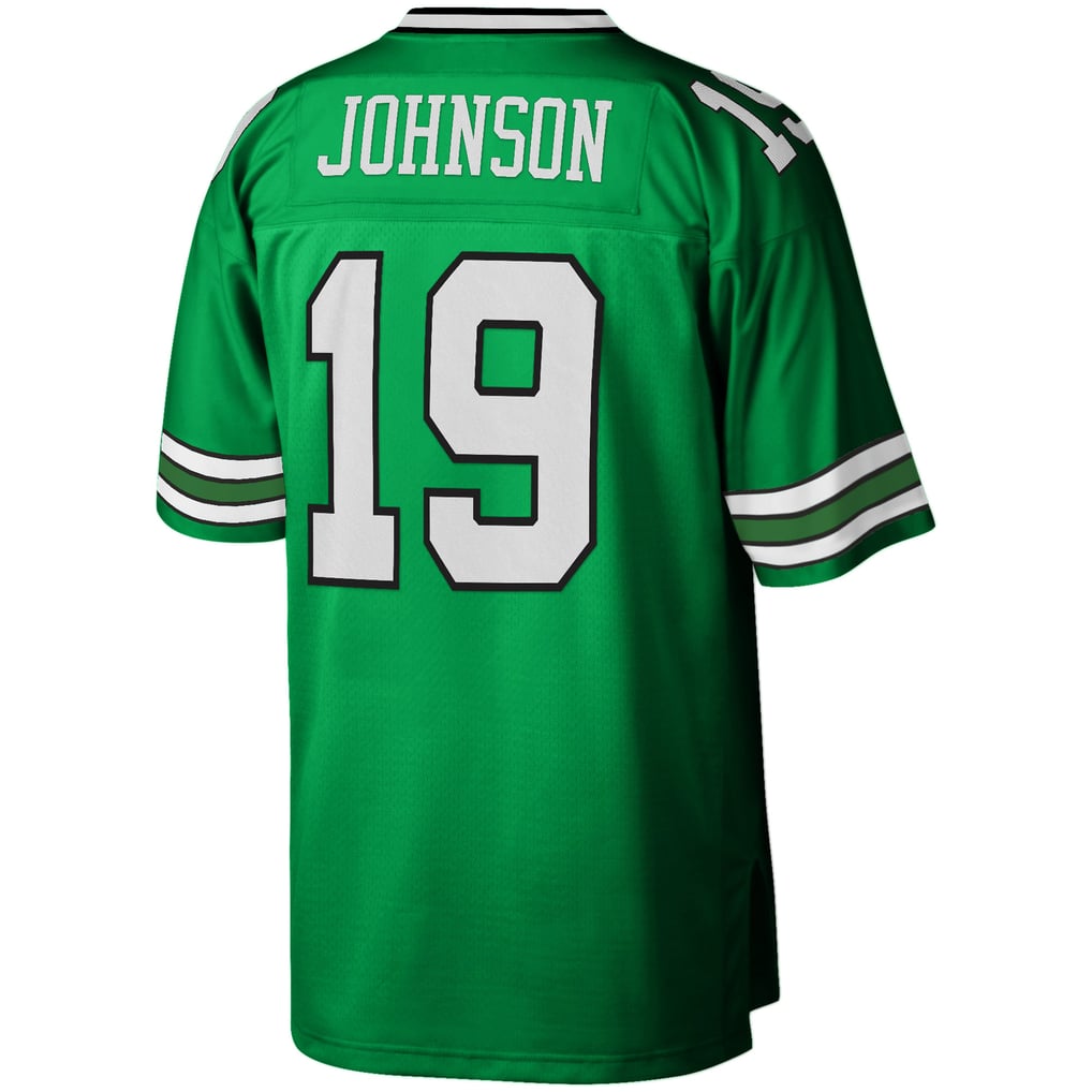 Men's New York Jets Keyshawn Johnson Mitchell & Ness Kelly Green Legacy Replica Jersey - Image 4