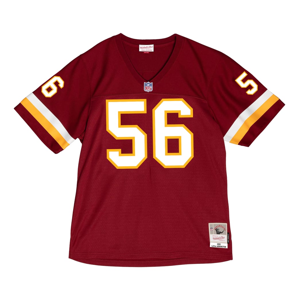 Men's Washington Commanders LaVar Arrington Mitchell & Ness Burgundy 2001 Legacy Throwback Replica Jersey - Image 3