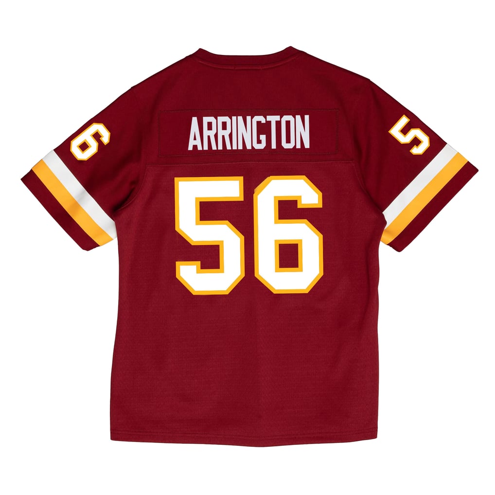 Men's Washington Commanders LaVar Arrington Mitchell & Ness Burgundy 2001 Legacy Throwback Replica Jersey - Image 4