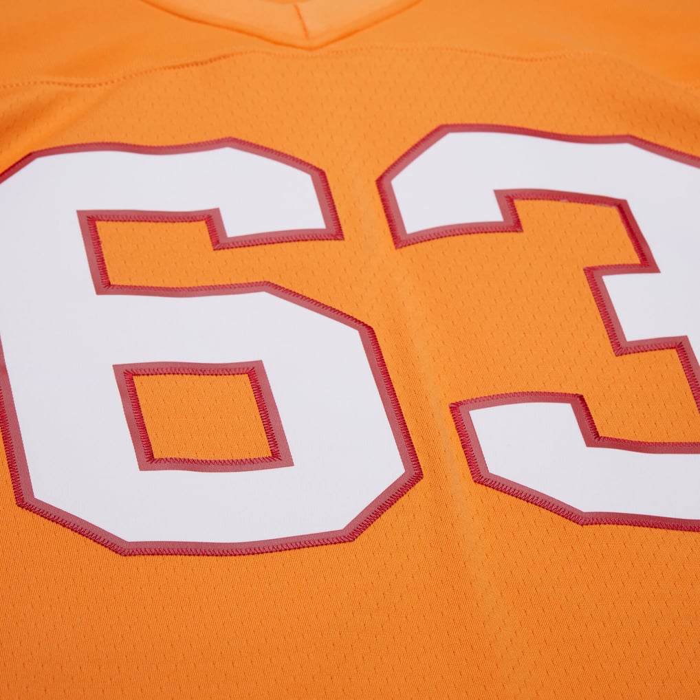 Men's Tampa Bay Buccaneers Lee Roy Selmon Mitchell & Ness Orange 1976 Legacy Replica Jersey - Image 5