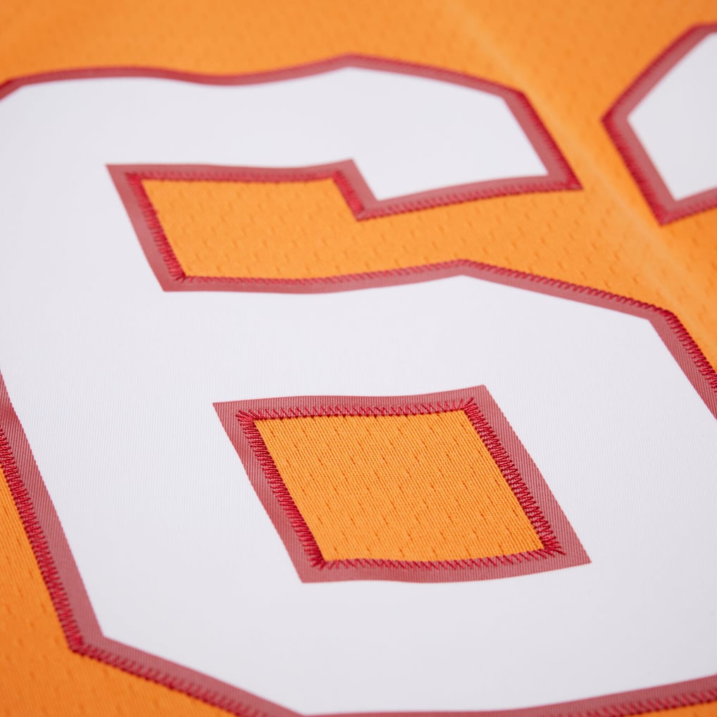 Men's Tampa Bay Buccaneers Lee Roy Selmon Mitchell & Ness Orange 1976 Legacy Replica Jersey - Image 7