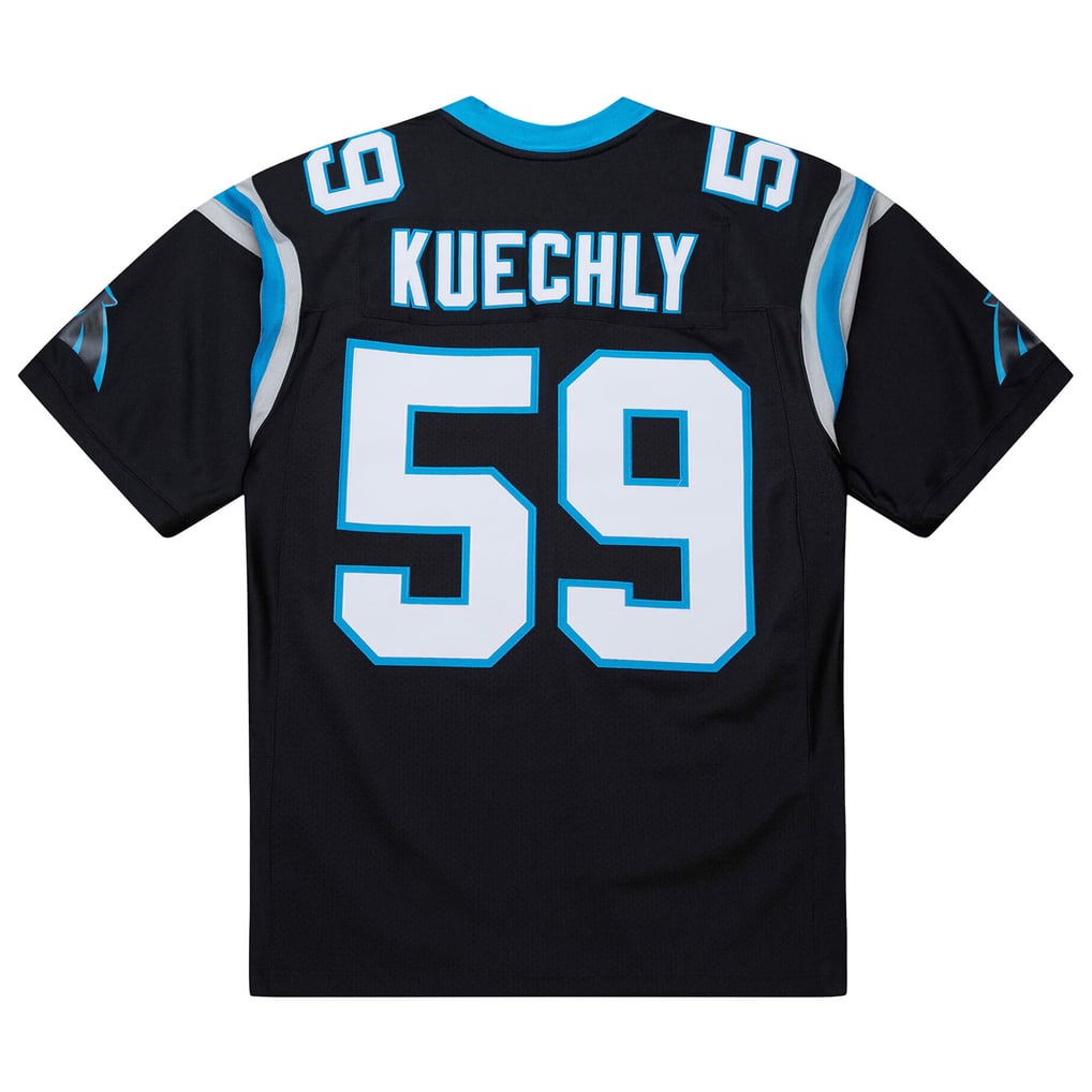 Men's Carolina Panthers Luke Kuechly Mitchell & Ness Black 2013 Authentic Throwback Retired Player Jersey - Image 3