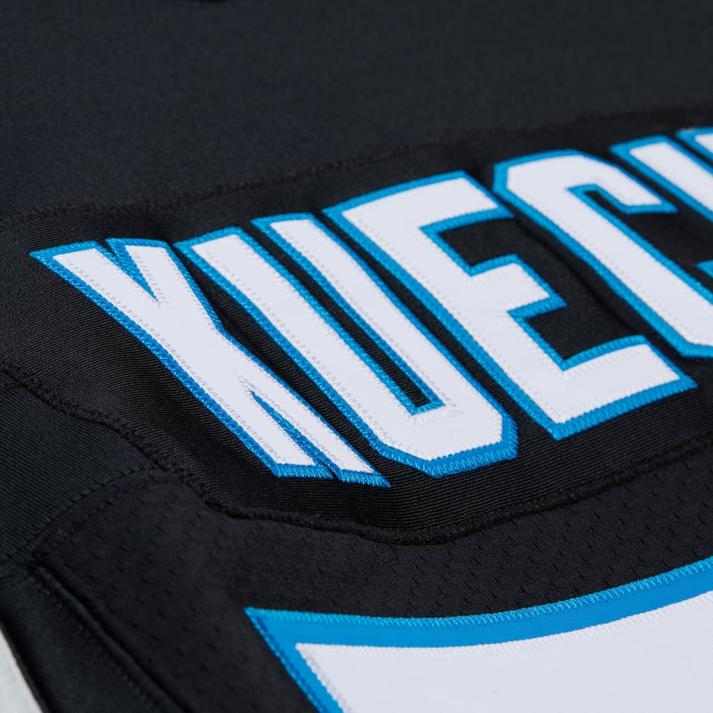 Men's Carolina Panthers Luke Kuechly Mitchell & Ness Black 2013 Authentic Throwback Retired Player Jersey - Image 7