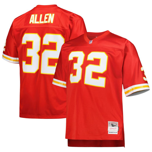 Men's Kansas City Chiefs Marcus Allen Mitchell & Ness Red Big & Tall 1994 Retired Player Replica Jersey - Image 1