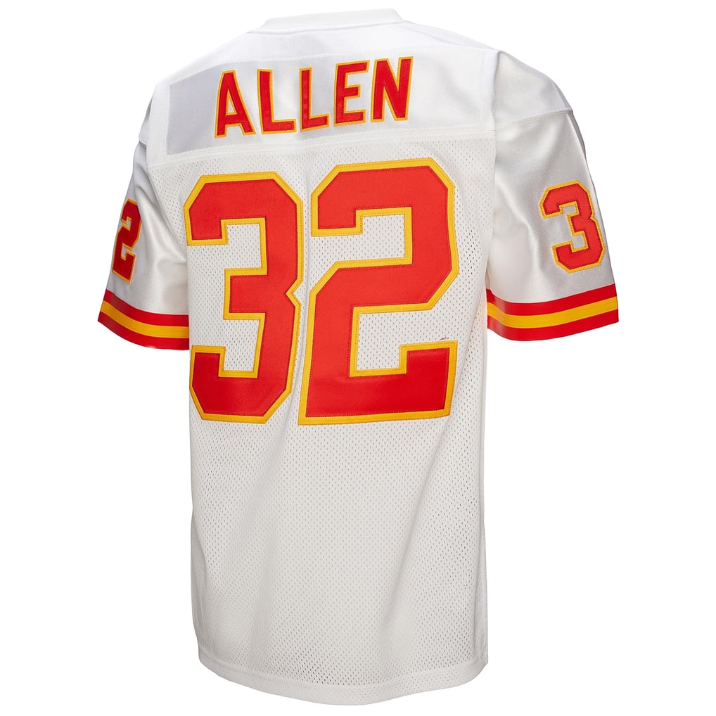 Men's Kansas City Chiefs 1994 Marcus Allen Mitchell & Ness White Authentic Throwback Retired Player Jersey - Image 4