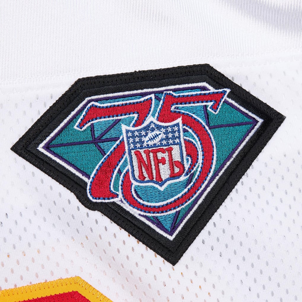 Men's Kansas City Chiefs 1994 Marcus Allen Mitchell & Ness White Authentic Throwback Retired Player Jersey - Image 7