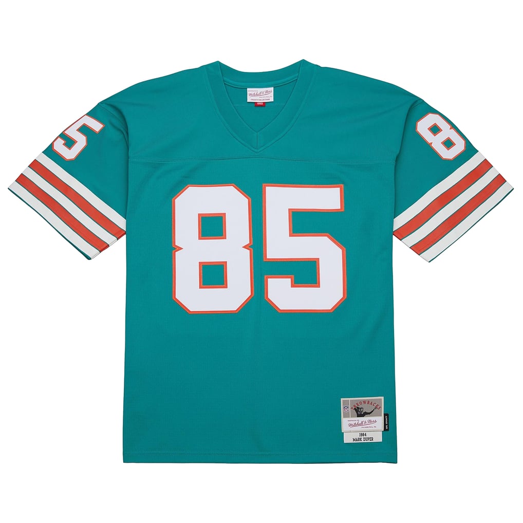 Men's Miami Dolphins Mark Duper Mitchell & Ness Aqua Legacy Replica Jersey - Image 3