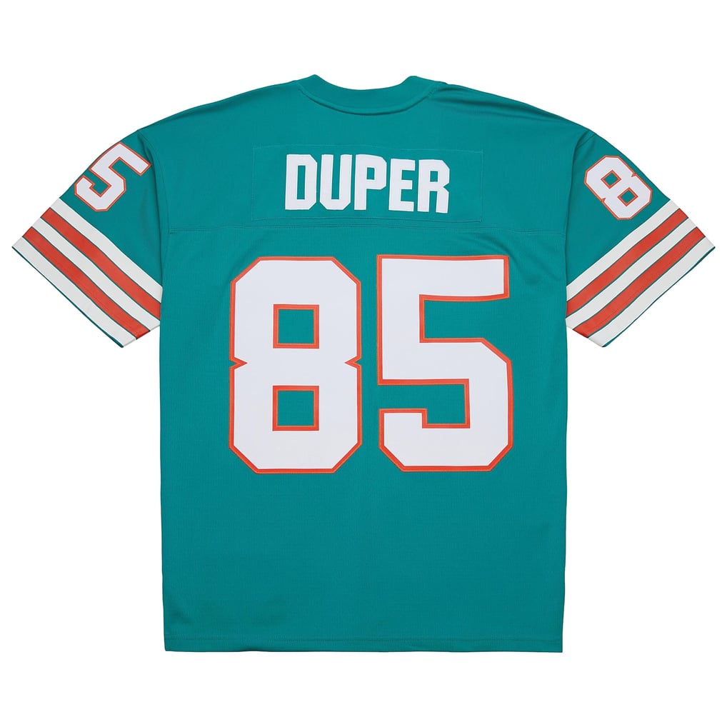 Men's Miami Dolphins Mark Duper Mitchell & Ness Aqua Legacy Replica Jersey - Image 4