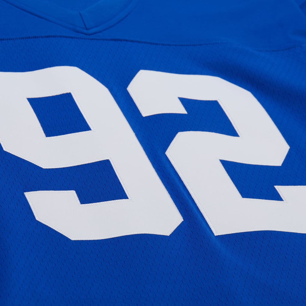 Men's New York Giants Michael Strahan Mitchell & Ness Royal 1994 Legacy Replica Jersey - Image 5