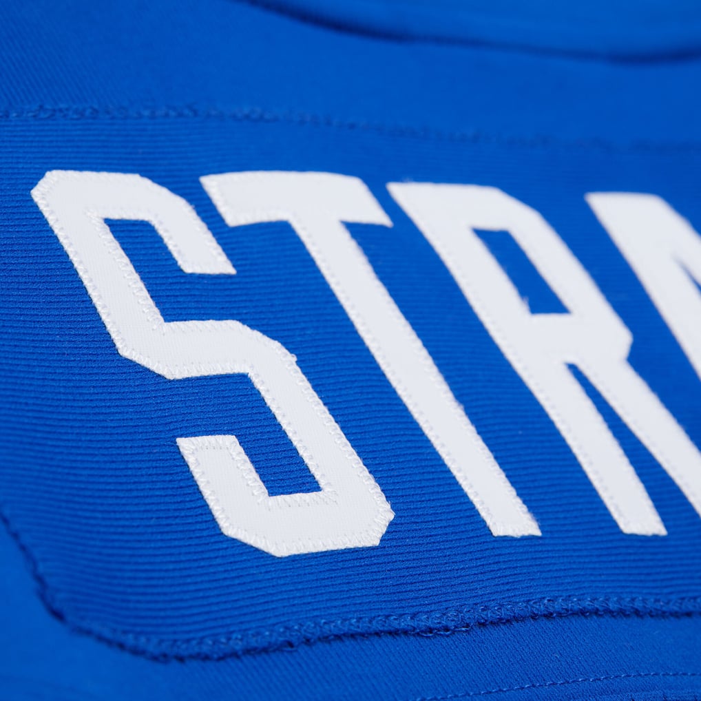 Men's New York Giants Michael Strahan Mitchell & Ness Royal 1994 Legacy Replica Jersey - Image 8