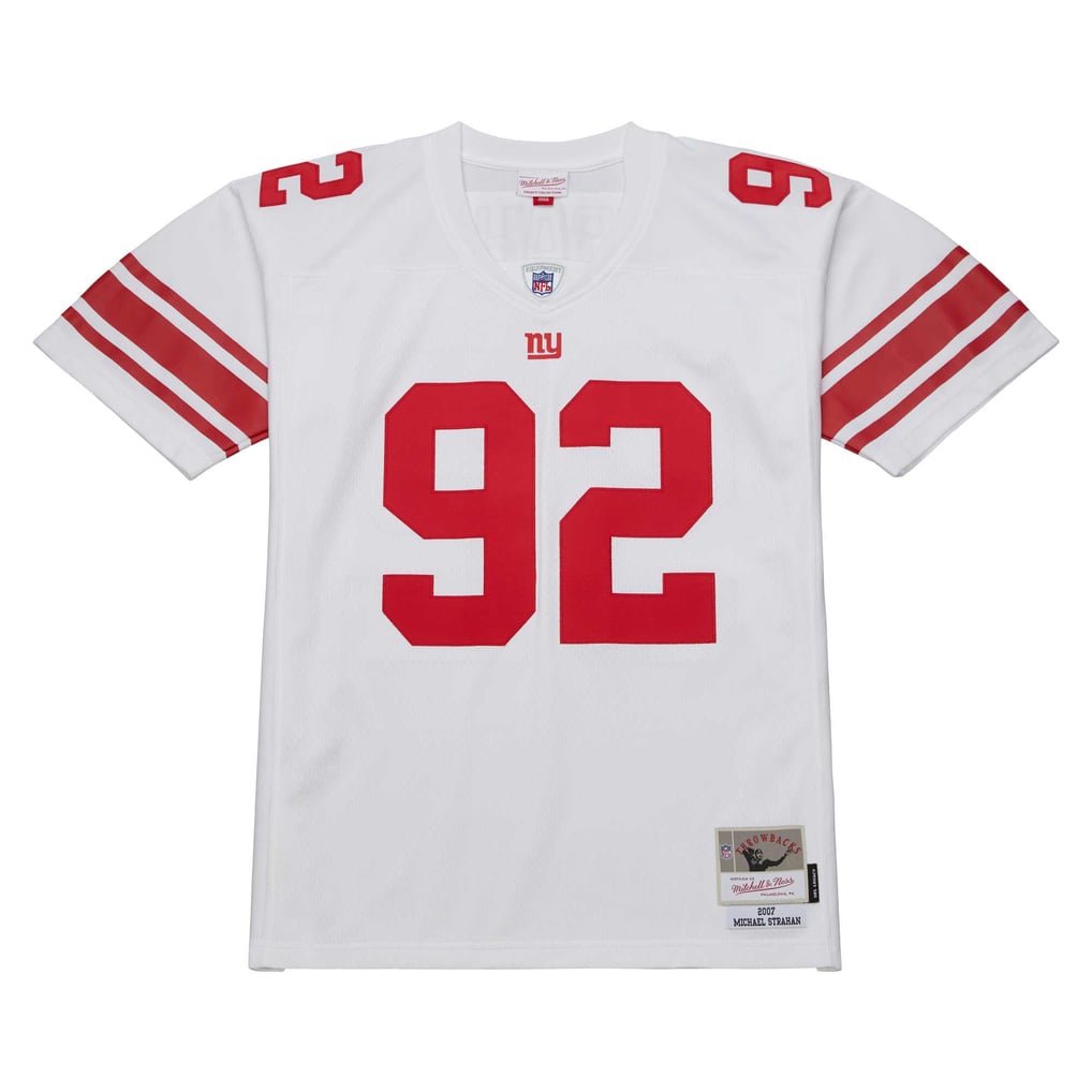 Men's New York Giants Michael Strahan Mitchell & Ness White Legacy Replica Jersey - Image 3