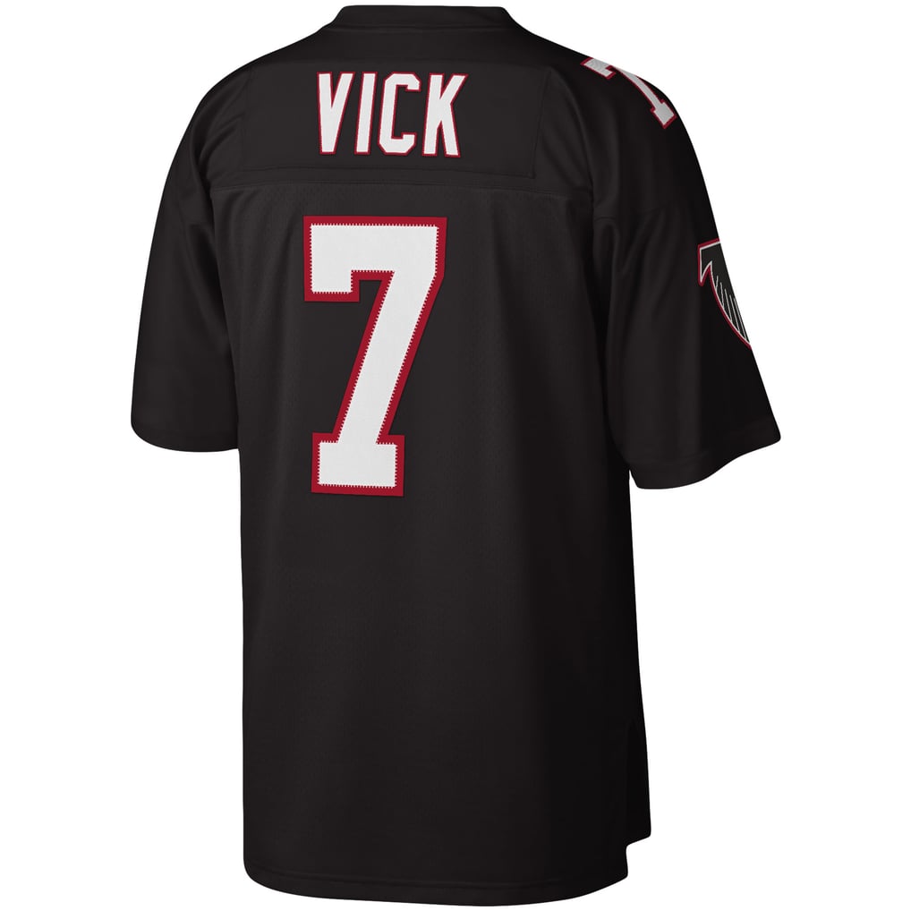 Men's Atlanta Falcons Michael Vick Mitchell & Ness Black Legacy Replica Jersey