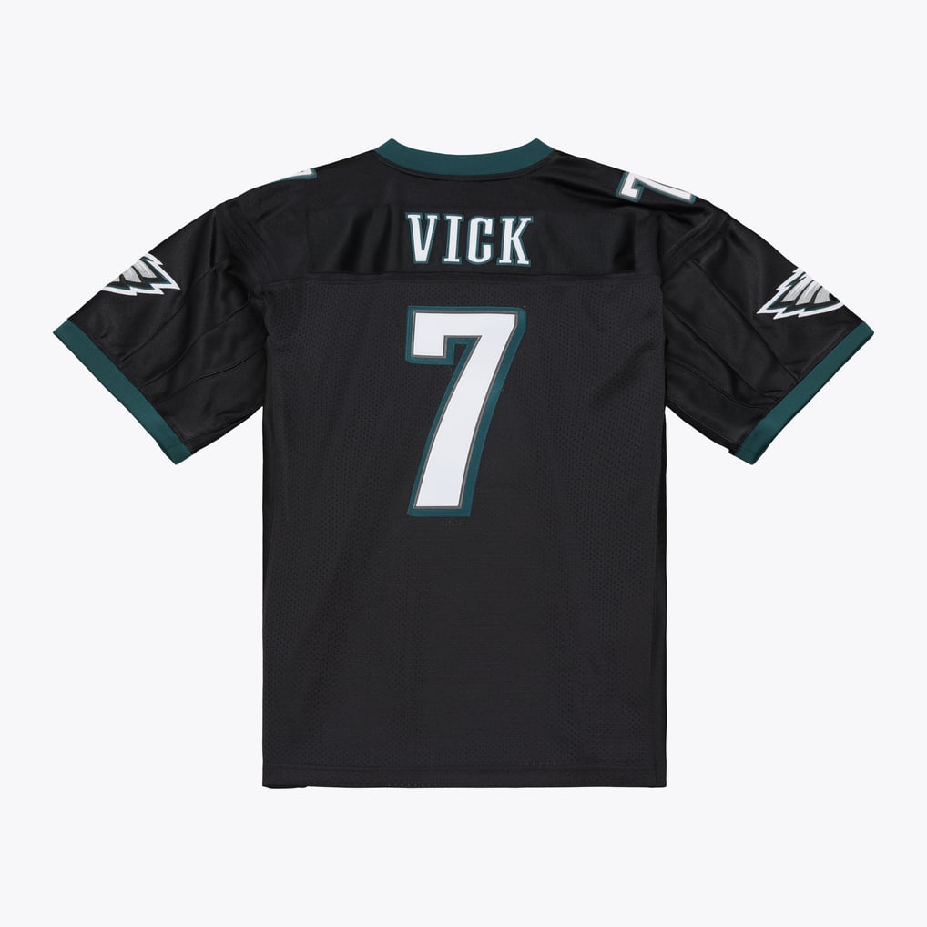 Men's Philadelphia Eagles Michael Vick Mitchell & Ness Black 2012 Authentic Throwback Jersey - Image 4