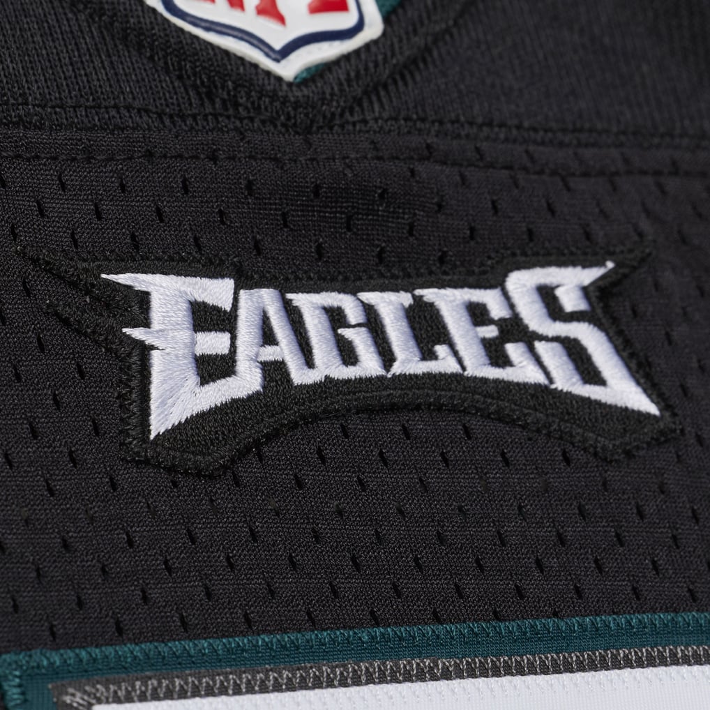 Men's Philadelphia Eagles Michael Vick Mitchell & Ness Black 2012 Authentic Throwback Jersey - Image 7