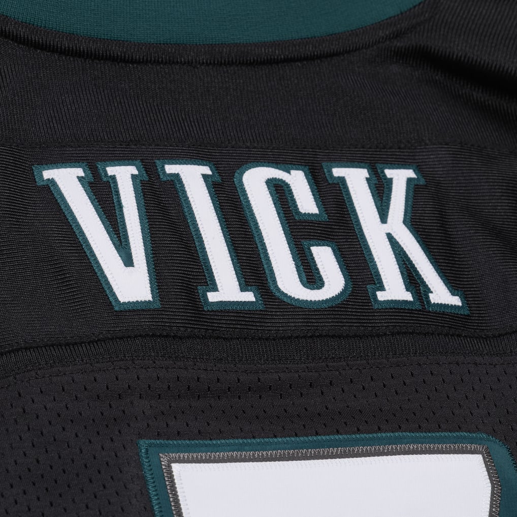 Men's Philadelphia Eagles Michael Vick Mitchell & Ness Black 2012 Authentic Throwback Jersey - Image 10