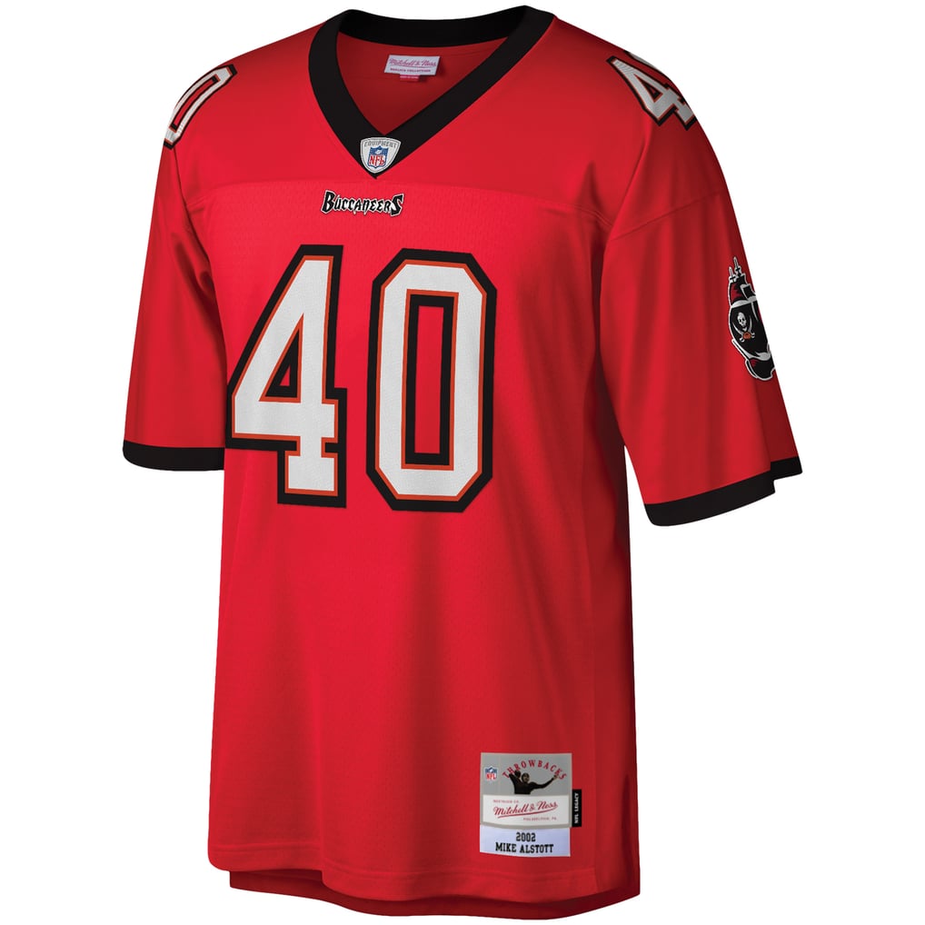Men's Tampa Bay Buccaneers Mike Alstott Mitchell & Ness Red Legacy Replica Jersey - Image 3