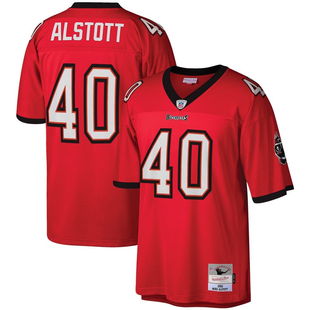 Men's Tampa Bay Buccaneers Mike Alstott Mitchell & Ness Red Legacy Replica Jersey - Image 1
