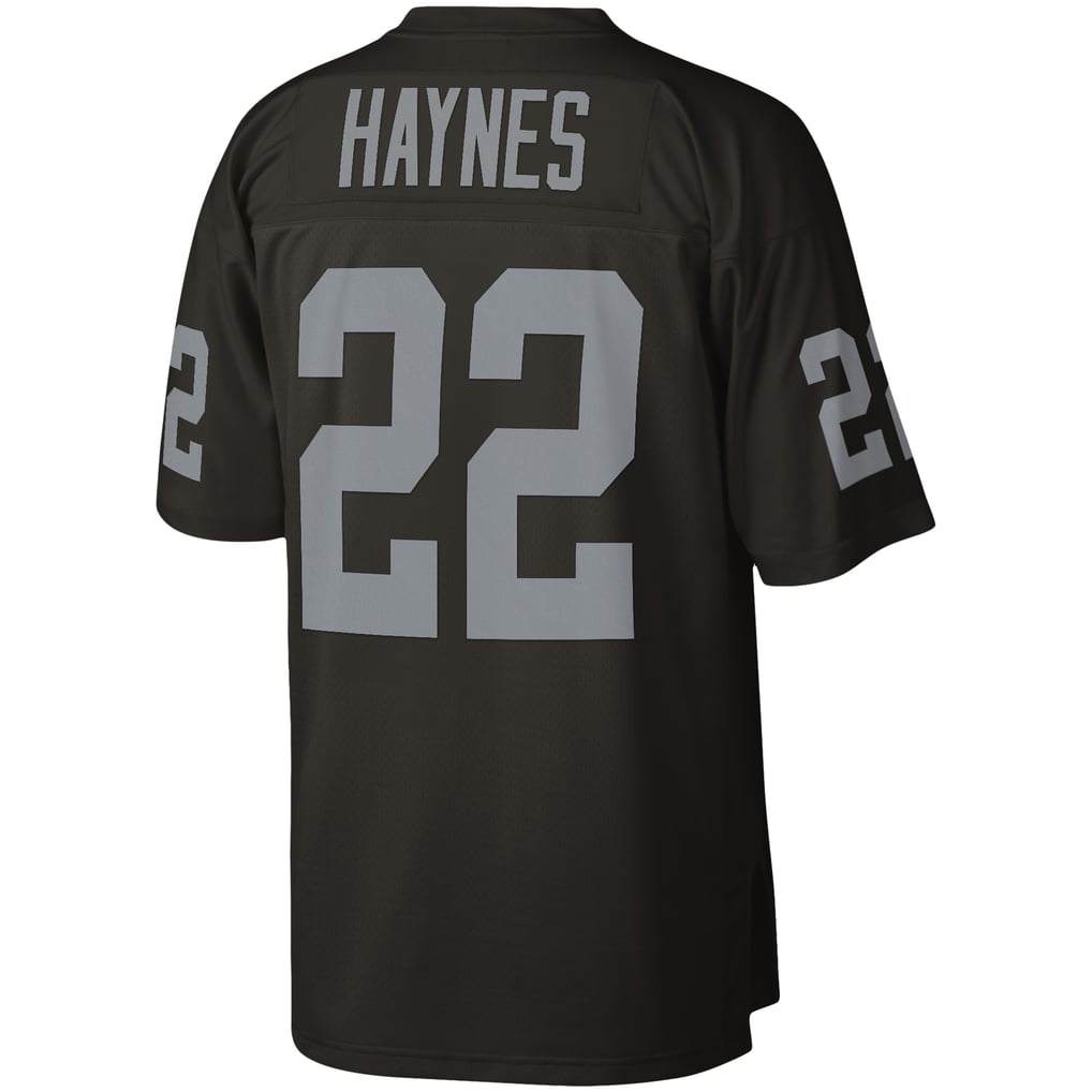 Men's Las Vegas Raiders Mike Haynes Mitchell & Ness Black Legacy Replica Jersey - Image 4