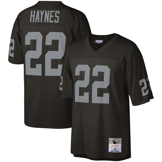 Men's Las Vegas Raiders Mike Haynes Mitchell & Ness Black Legacy Replica Jersey - Image 1