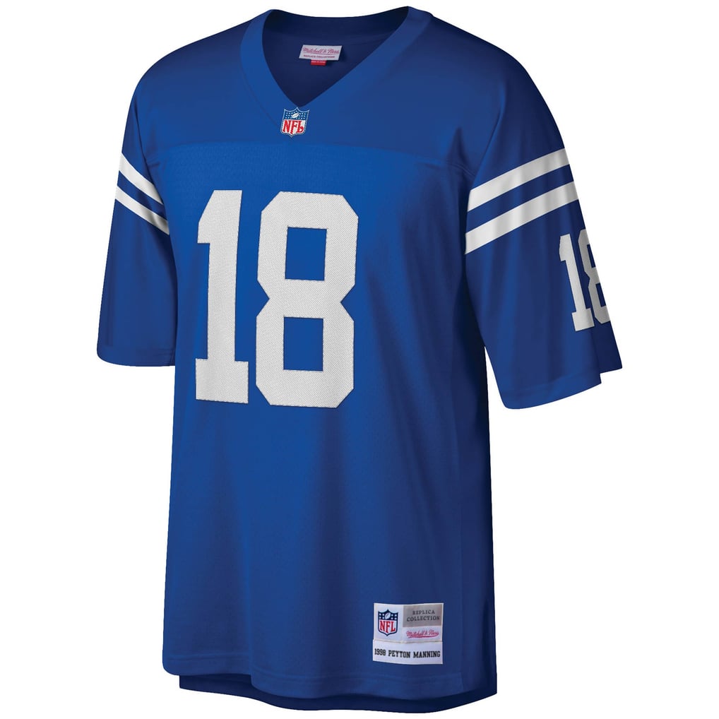Men's Indianapolis Colts Peyton Manning Mitchell & Ness Royal Legacy Replica Jersey - Image 3
