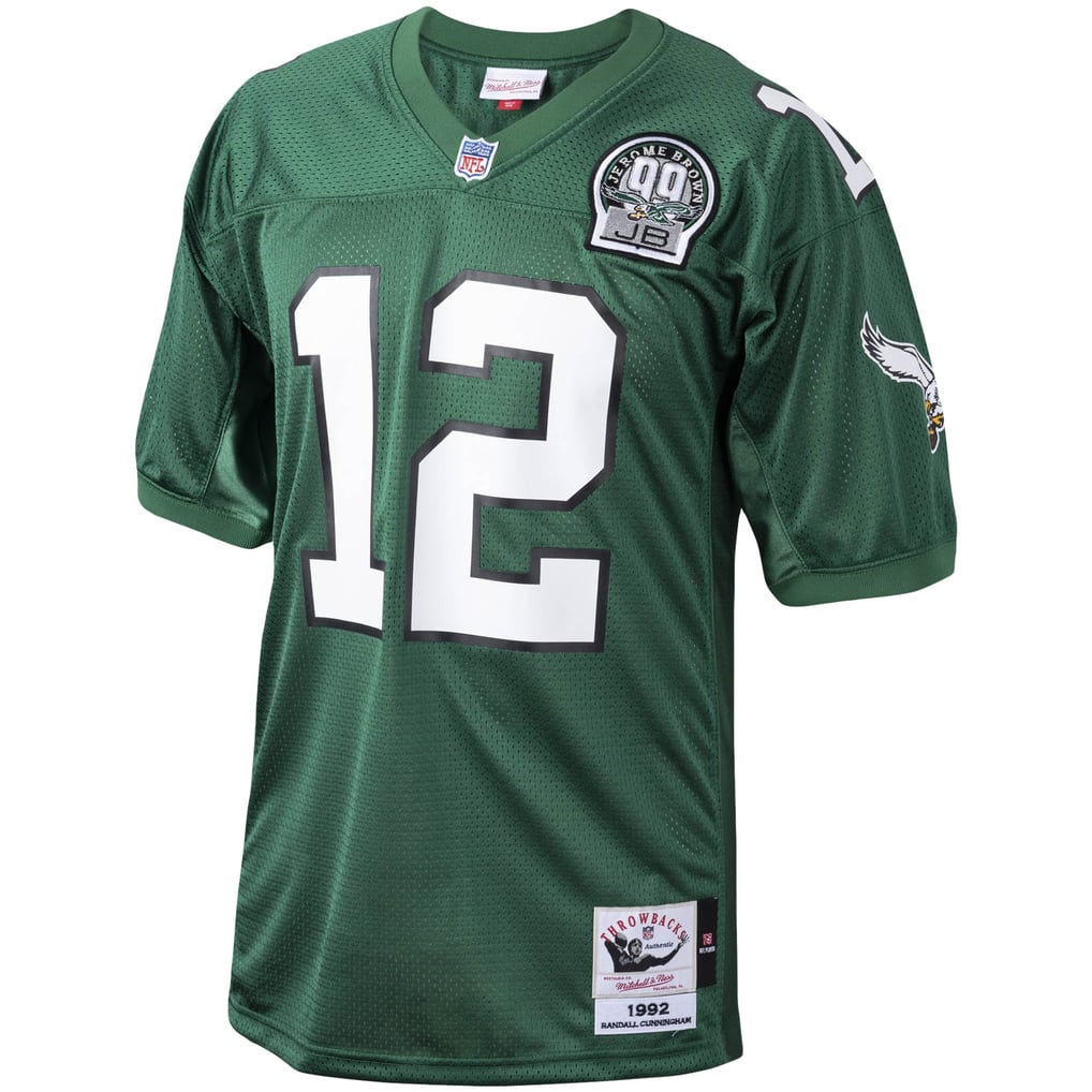 Men's Philadelphia Eagles 1992 Randall Cunningham Mitchell & Ness Green Authentic Throwback Retired Player Jersey - Image 3