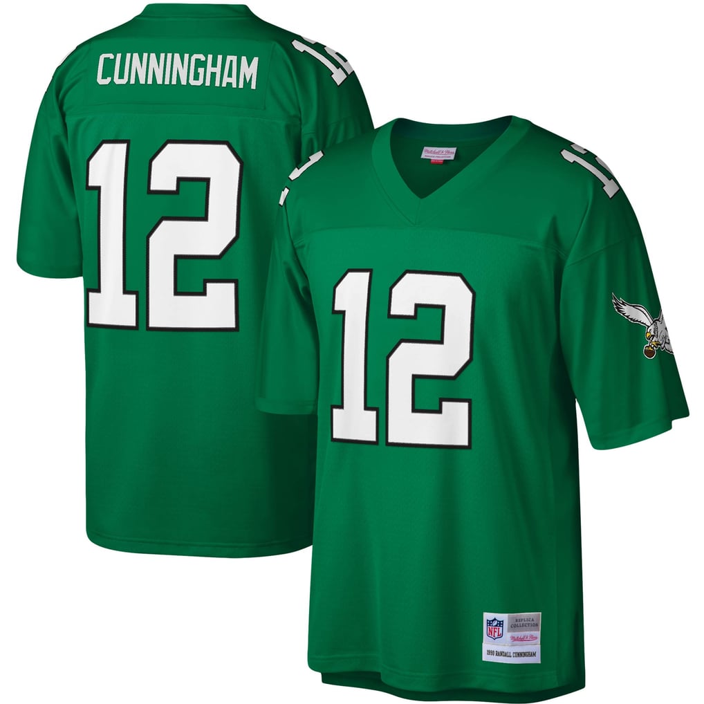 Men's Philadelphia Eagles Randall Cunningham Mitchell & Ness Kelly Green Legacy Replica Jersey - Image 2