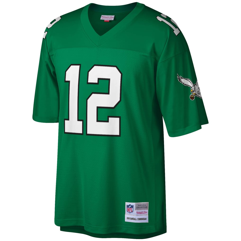 Men's Philadelphia Eagles Randall Cunningham Mitchell & Ness Kelly Green Legacy Replica Jersey - Image 3