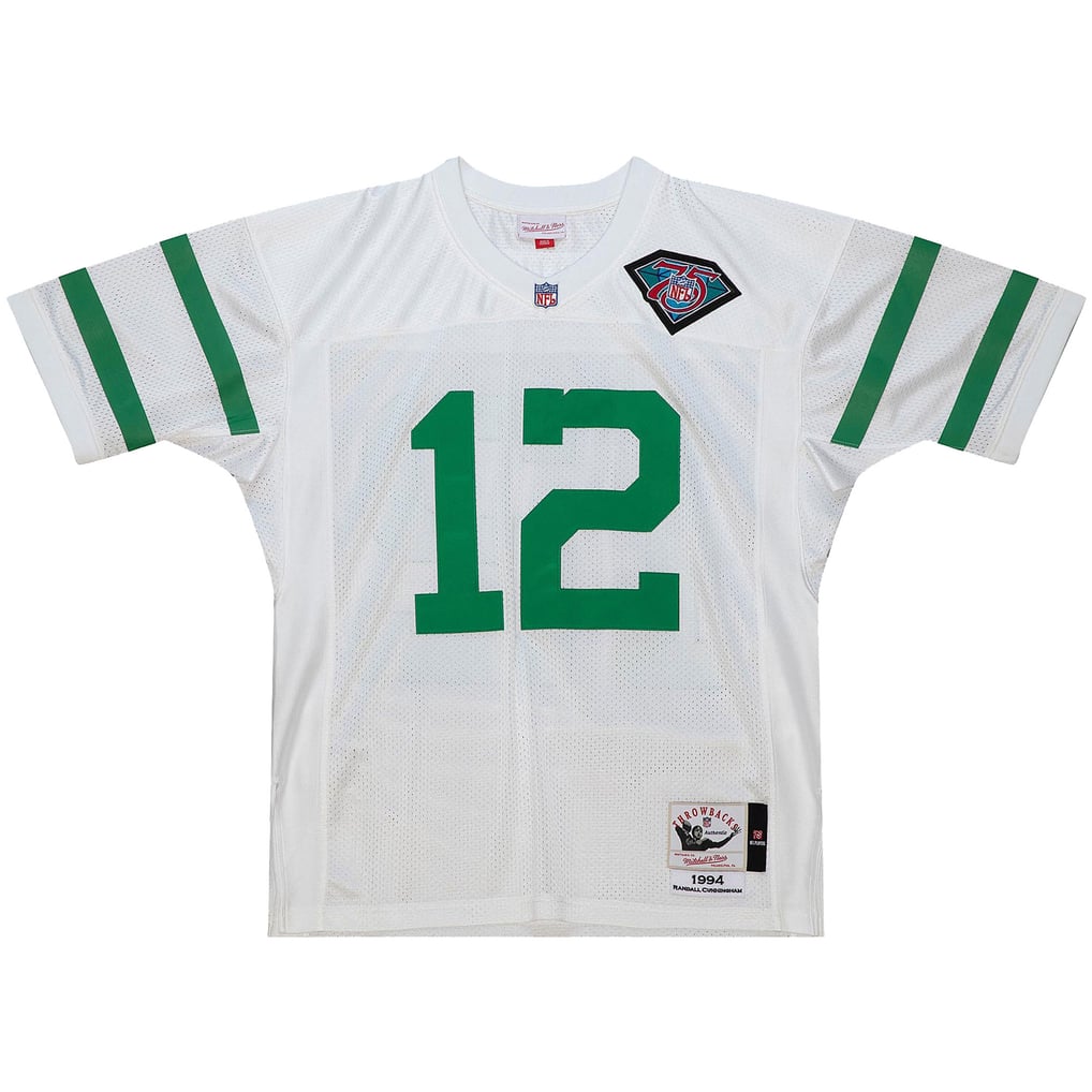 Men's Philadelphia Eagles 1994 Randall Cunningham Mitchell & Ness White Authentic Throwback Retired Player Jersey - Image 3