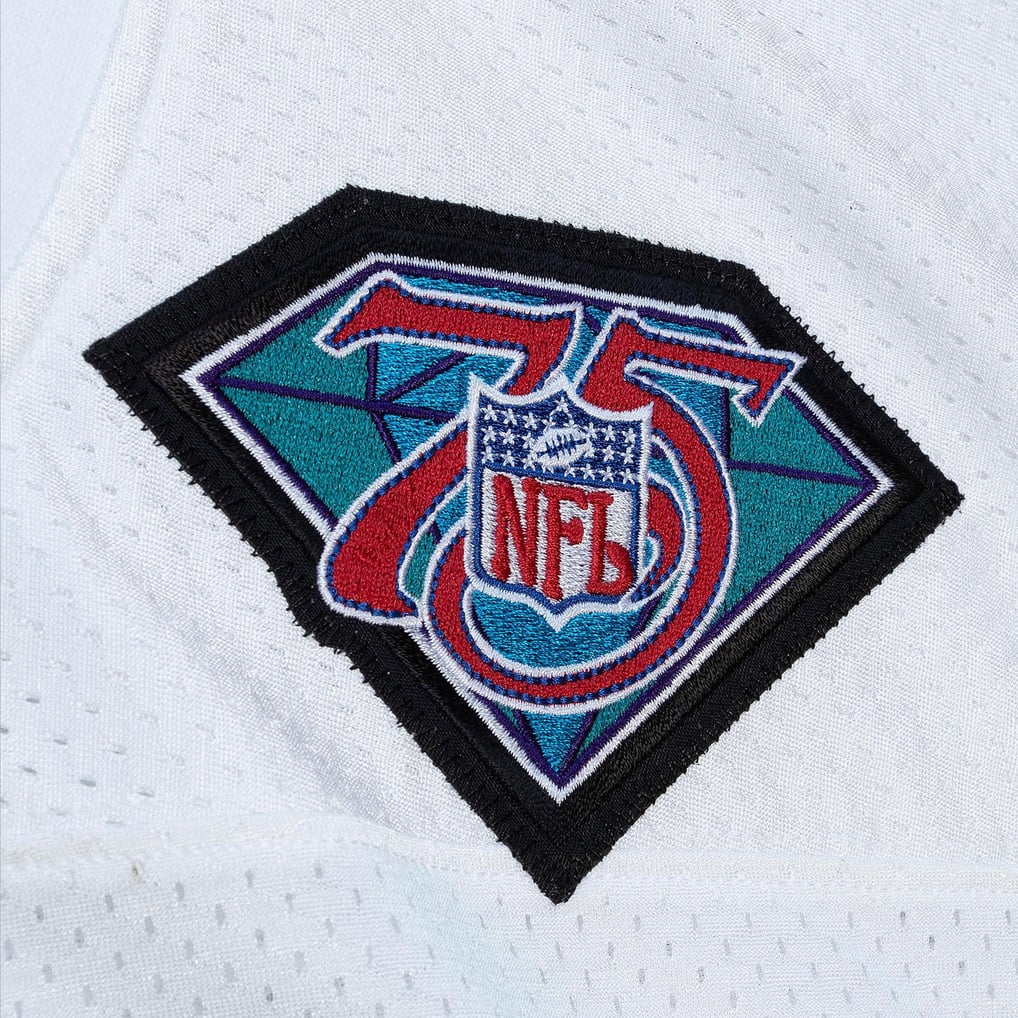 Men's Philadelphia Eagles 1994 Randall Cunningham Mitchell & Ness White Authentic Throwback Retired Player Jersey - Image 6
