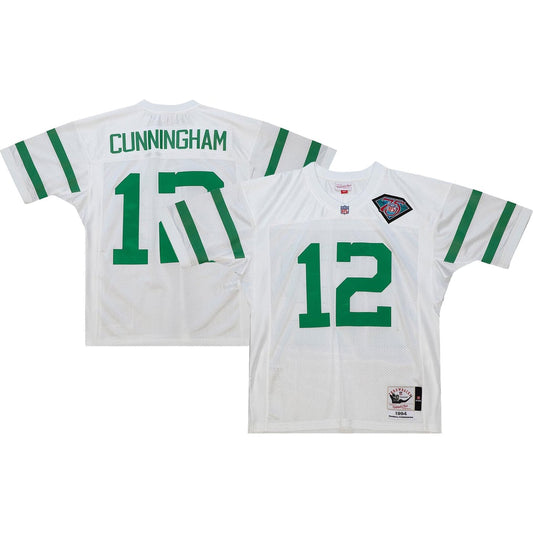 Men's Philadelphia Eagles 1994 Randall Cunningham Mitchell & Ness White Authentic Throwback Retired Player Jersey - Image 1