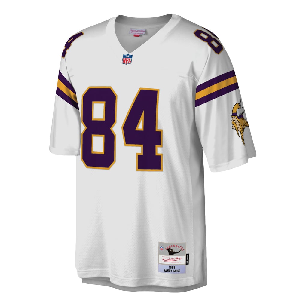 Men's Minnesota Vikings Randy Moss Mitchell & Ness White Legacy Replica Jersey - Image 3