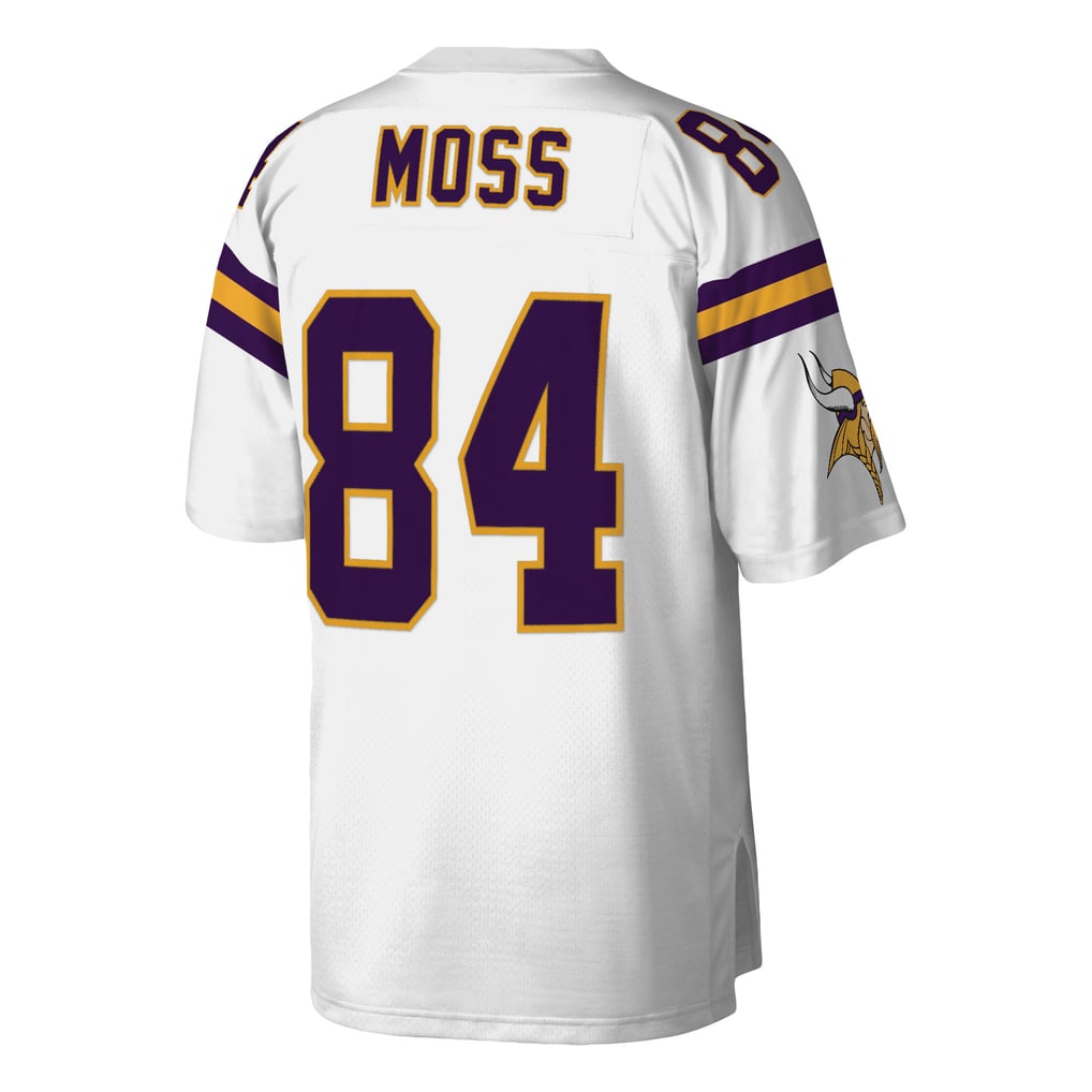Men's Minnesota Vikings Randy Moss Mitchell & Ness White Legacy Replica Jersey - Image 4