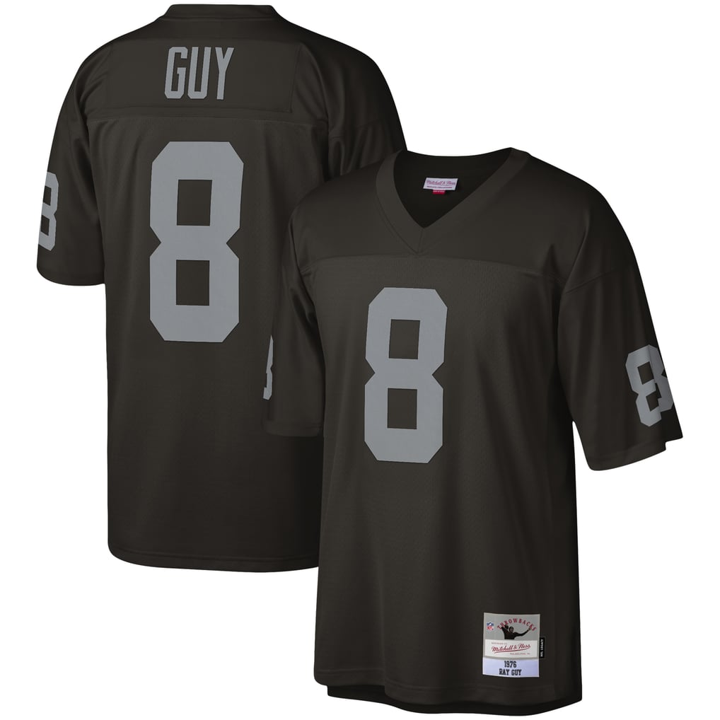 Men's Las Vegas Raiders Ray Guy Mitchell & Ness Black Legacy Replica Jersey - Image 1