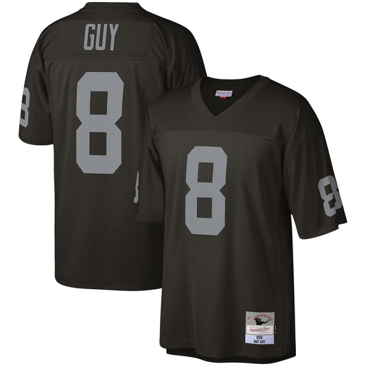Men's Las Vegas Raiders Ray Guy Mitchell & Ness Black Legacy Replica Jersey - Image 1