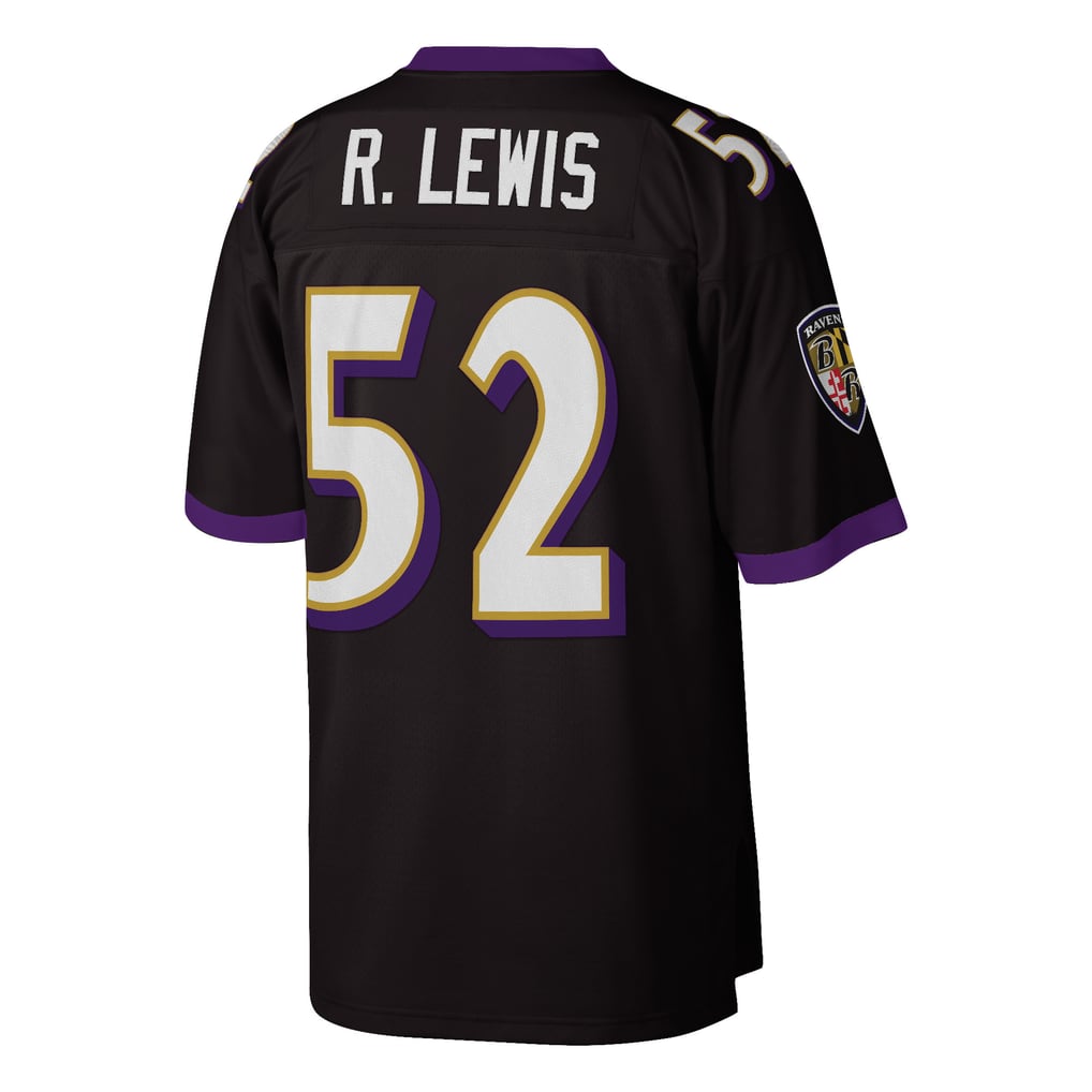 Men's Baltimore Ravens 2004 Ray Lewis Mitchell & Ness Black Authentic Throwback Retired Player Jersey