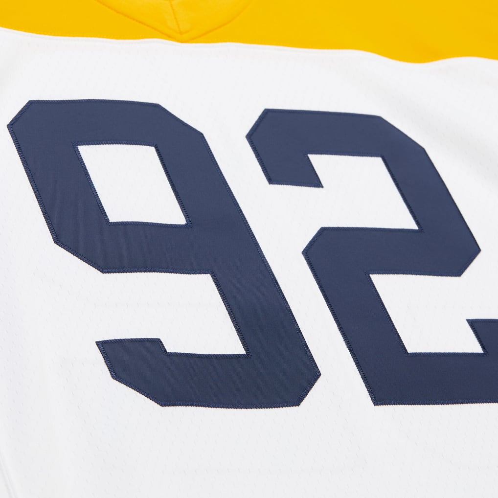 Men's Green Bay Packers Reggie White Mitchell & Ness White 1994 Legacy Replica Jersey - Image 5