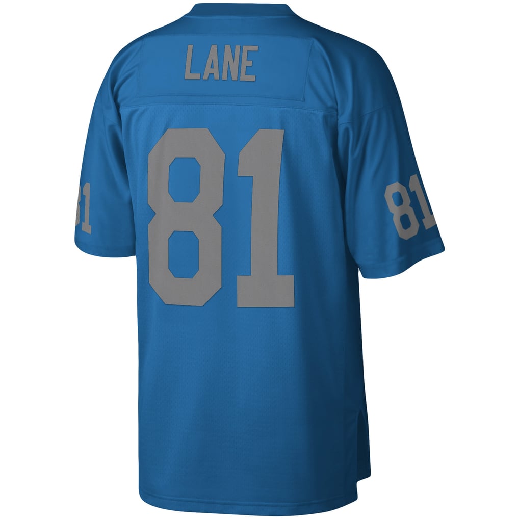 Men's Detroit Lions Richard Lane Mitchell & Ness Blue Legacy Replica Jersey - Image 4