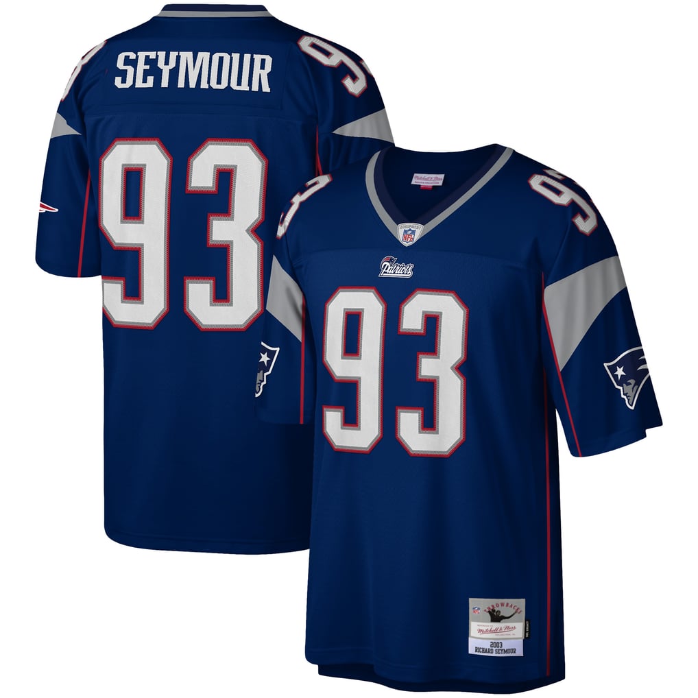 Men's New England Patriots Richard Seymour Mitchell & Ness Navy Legacy Replica Jersey - Image 1