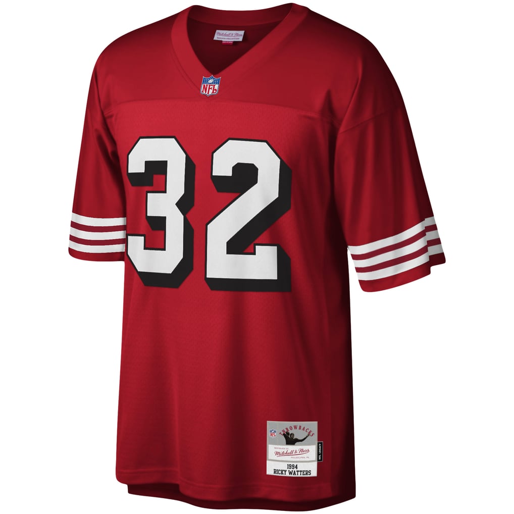 Men's San Francisco 49ers Ricky Watters Mitchell & Ness Scarlet Legacy Replica Jersey - Image 3