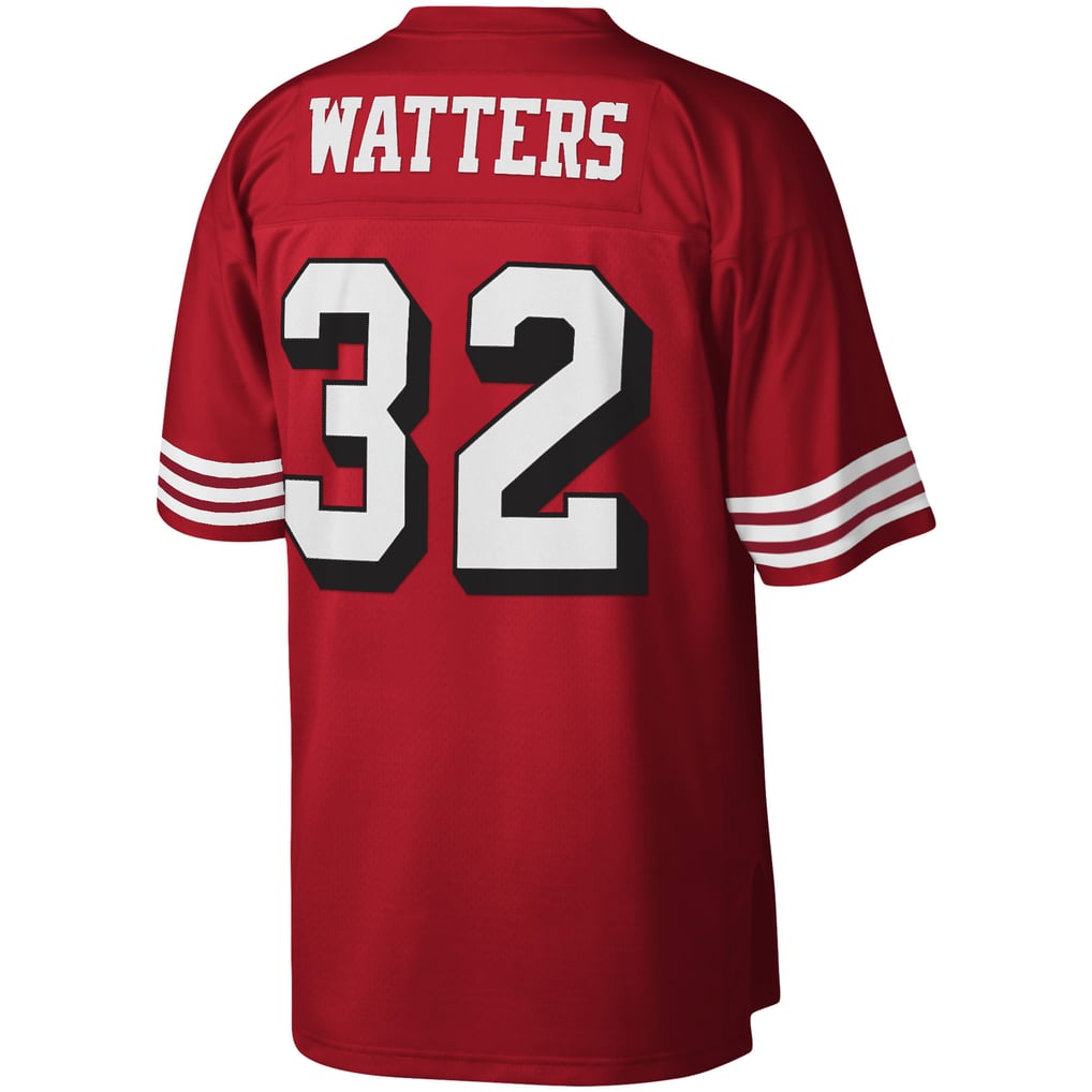 Men's San Francisco 49ers Ricky Watters Mitchell & Ness Scarlet Legacy Replica Jersey - Image 4