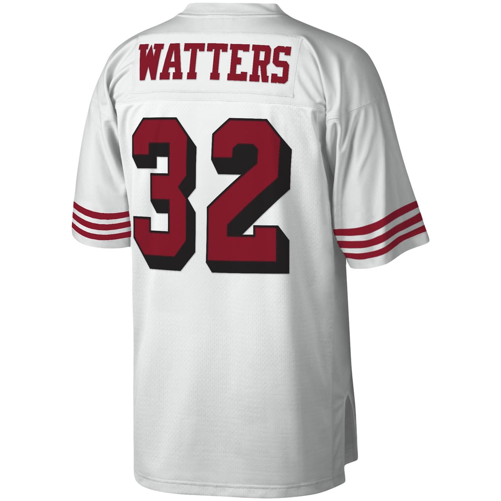 Men's San Francisco 49ers Ricky Watters Mitchell & Ness White Legacy Replica Jersey - Image 4