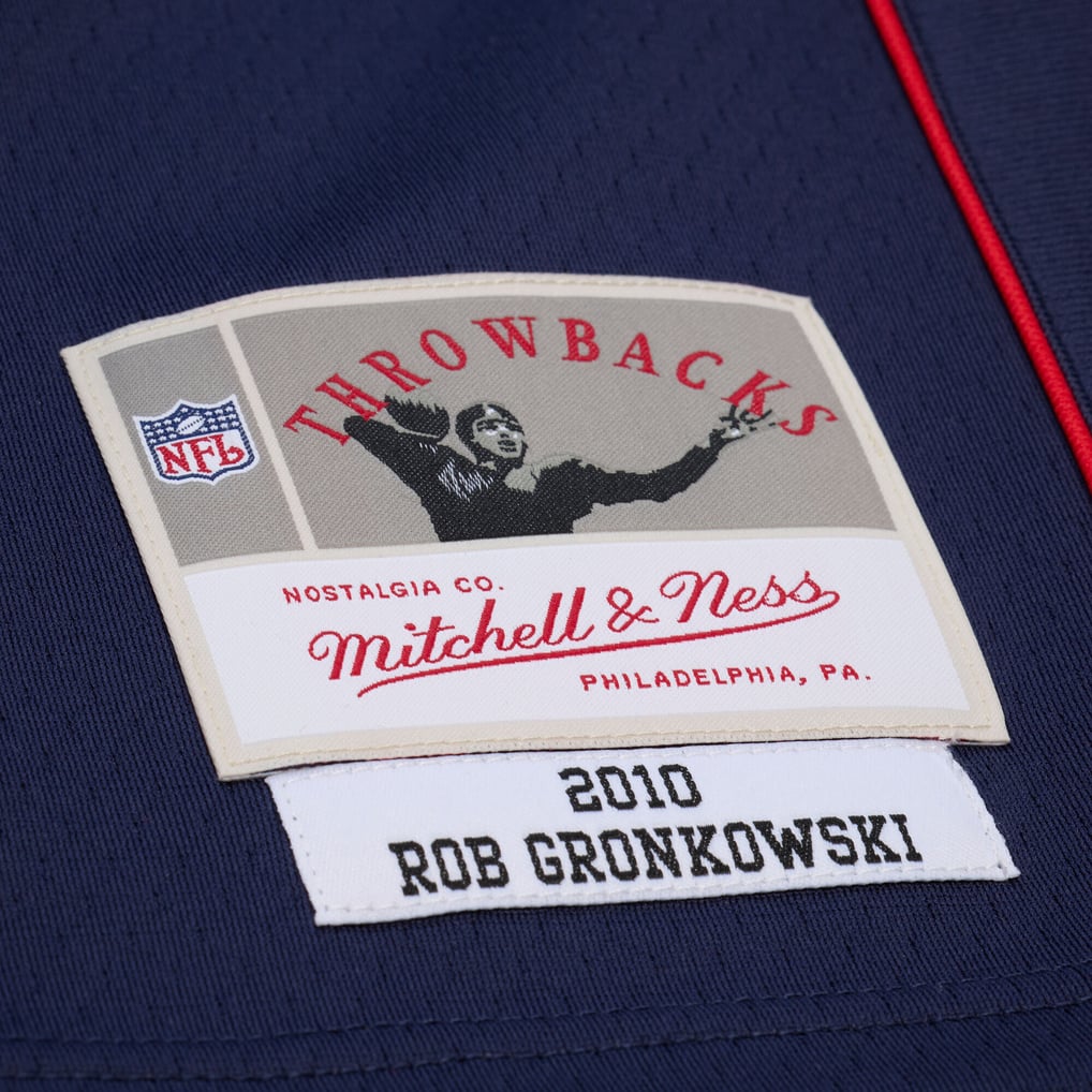 Men's New England Patriots Rob Gronkowski Mitchell & Ness Navy Retired Legacy Replica Player Jersey - Image 6