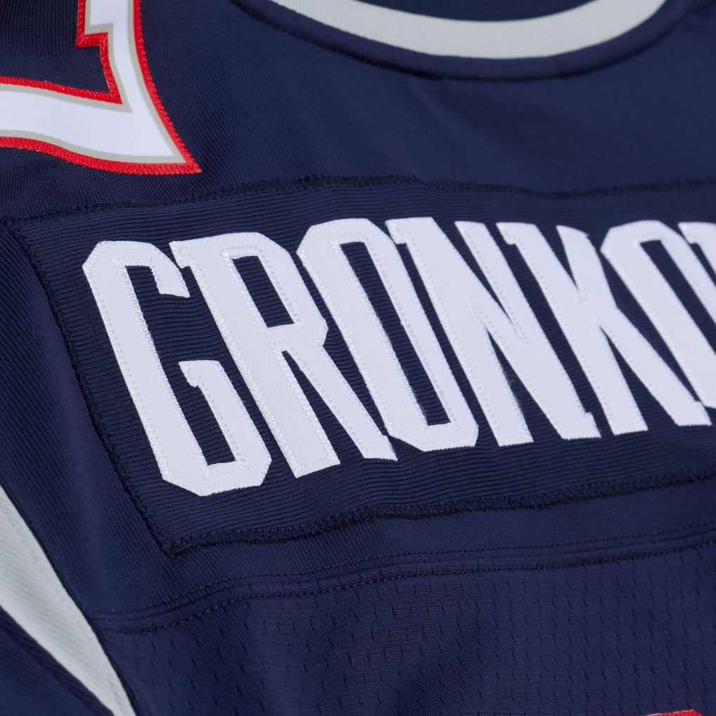 Men's New England Patriots Rob Gronkowski Mitchell & Ness Navy Retired Legacy Replica Player Jersey - Image 9