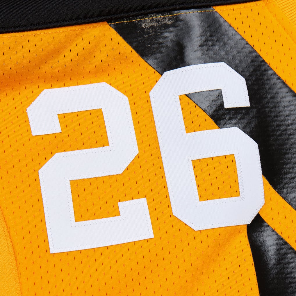 Men's Pittsburgh Steelers 1994 Rod Woodson Mitchell & Ness Gold Authentic Throwback Retired Player Jersey - Image 5