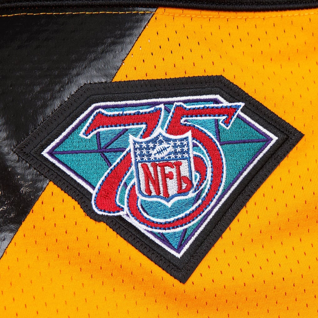 Men's Pittsburgh Steelers 1994 Rod Woodson Mitchell & Ness Gold Authentic Throwback Retired Player Jersey - Image 7