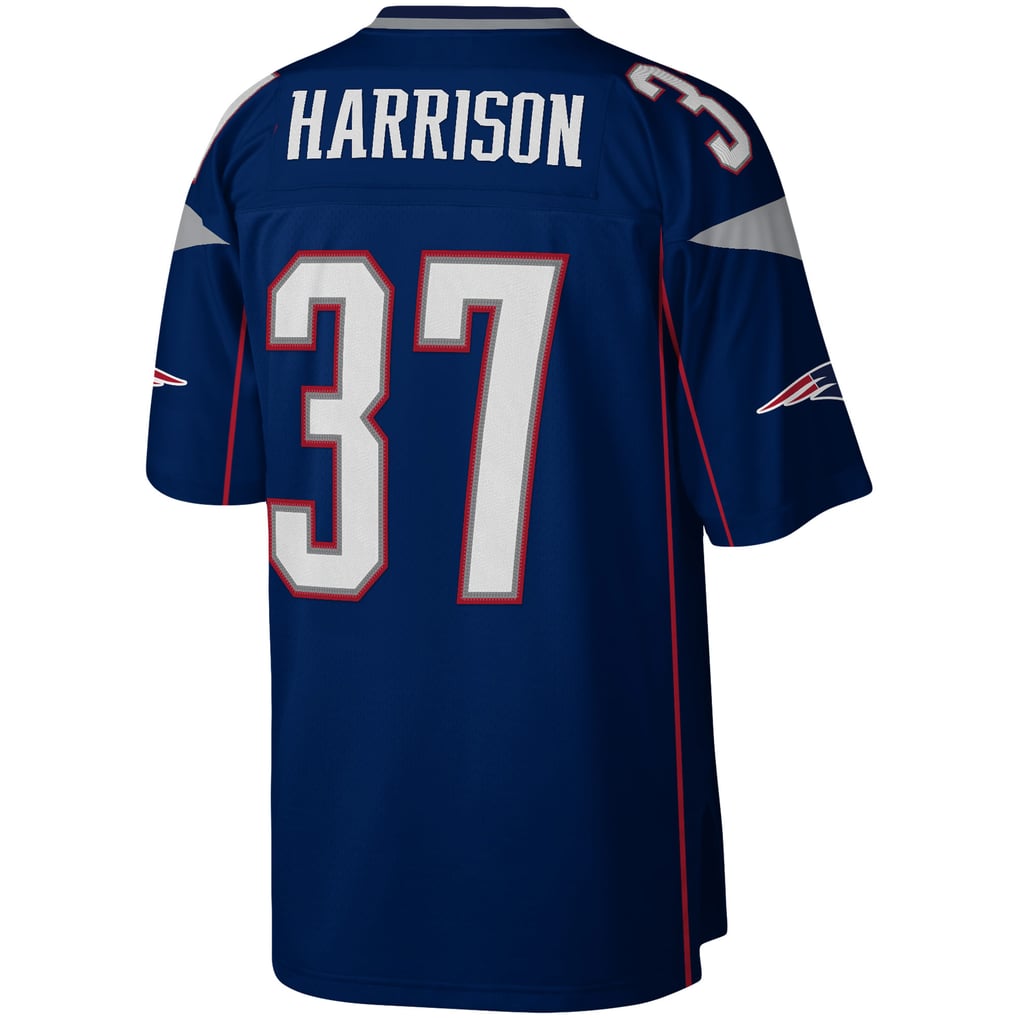 Men's New England Patriots Rodney Harrison Mitchell & Ness Navy Legacy Replica Jersey - Image 4